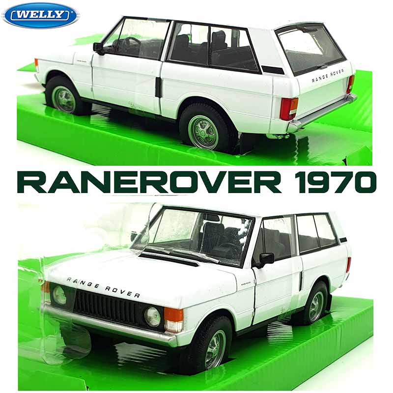 ماکت کلکسیونی ماشین فلزی رنجرور 1970 Welly مقیاس 1:24 | مدل Range Rover 24128W